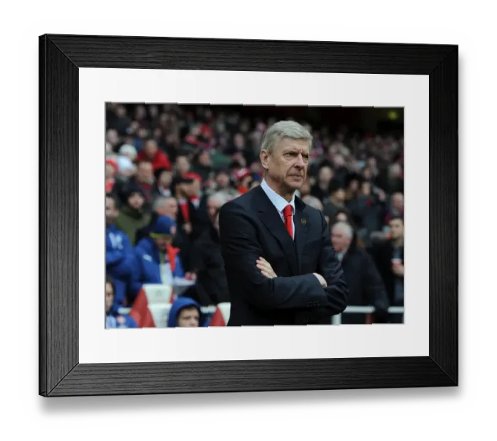Framed Print : Arsene Wenger: Arsenal Manager Before Arsenal vs Aston Villa, Premier League 2014-15 Framed Print : Arsene Wenger: Arsenal Manager Before Arsenal vs Aston Villa, Premier League 2014-15