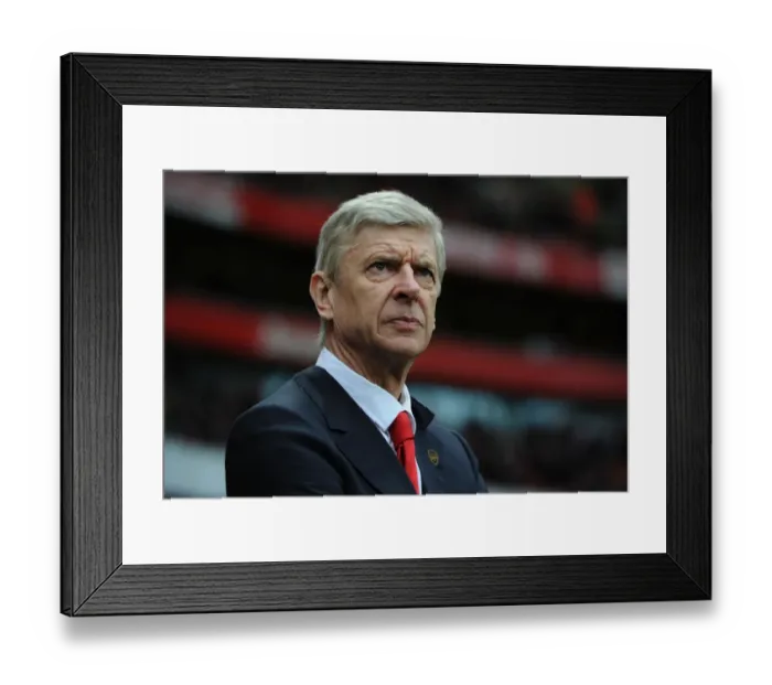 Framed Print : Arsene Wenger: Arsenal Manager Before Arsenal vs Aston Villa, Premier League 2014-15 Framed Print : Arsene Wenger: Arsenal Manager Before Arsenal vs Aston Villa, Premier League 2014-15
