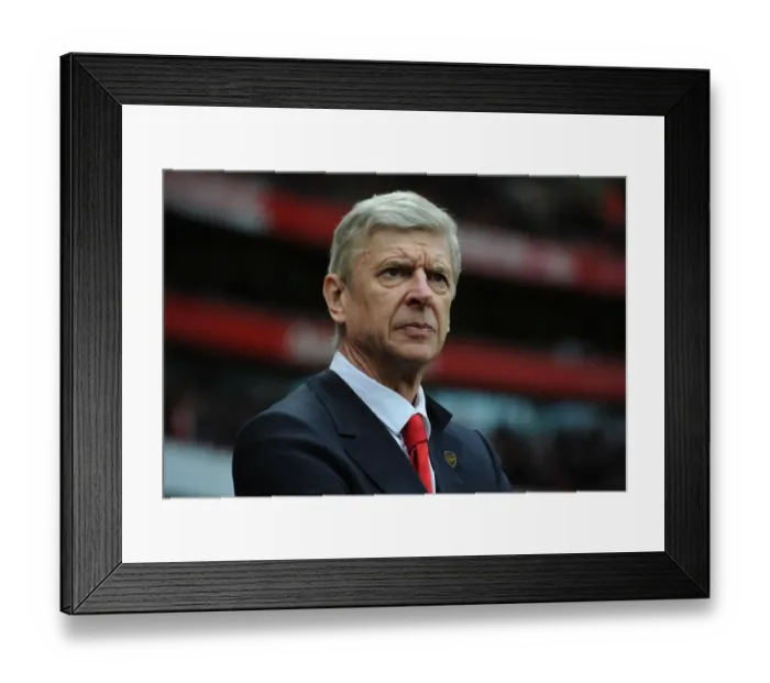 Framed Print : Arsene Wenger: Arsenal Manager before Arsenal vs Aston Villa, Premier League 2014-15 Framed Print : Arsene Wenger: Arsenal Manager before Arsenal vs Aston Villa, Premier League 2014-15