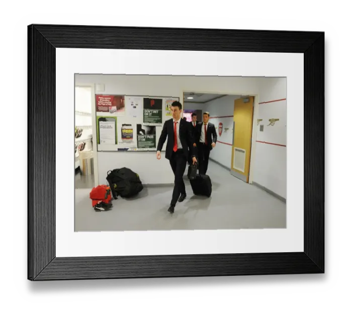 Framed Print : Arsenal FC: Laurent Koscielny's Arrival at Emirates Stadium before Arsenal vs Aston Villa (2015) Framed Print : Arsenal FC: Laurent Koscielny's Arrival at Emirates Stadium before Arsenal vs Aston Villa (2015)