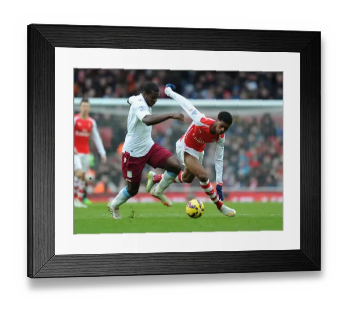 Framed Print : Clash at Emirates: Akpom vs. Okore, Arsenal vs. Aston Villa, Premier League 2015 Framed Print : Clash at Emirates: Akpom vs. Okore, Arsenal vs. Aston Villa, Premier League 2015