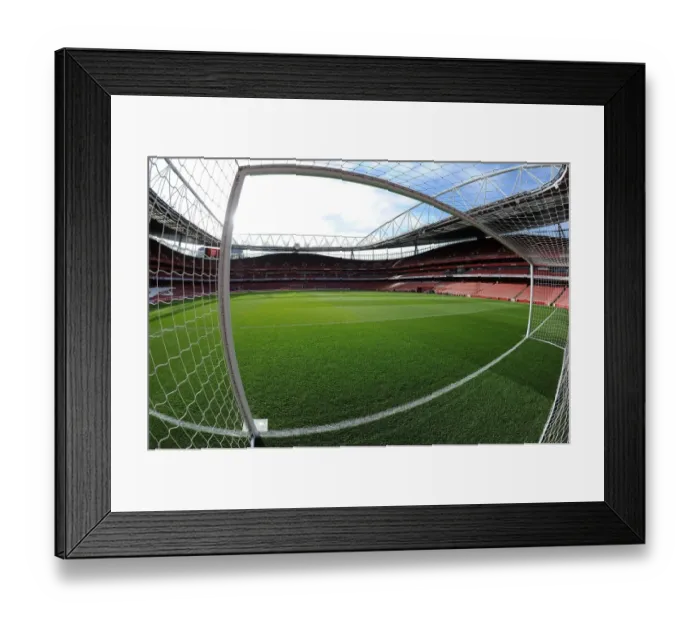 Framed Print : Emirates Stadium: Arsenal vs Aston Villa, Premier League 2014-15