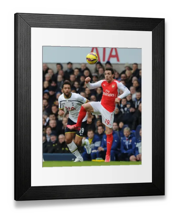 Framed Print : Clash of Titans: Cazorla vs. Dembele - Tottenham vs. Arsenal, Premier League 2014-15 Framed Print : Clash of Titans: Cazorla vs. Dembele - Tottenham vs. Arsenal, Premier League 2014-15