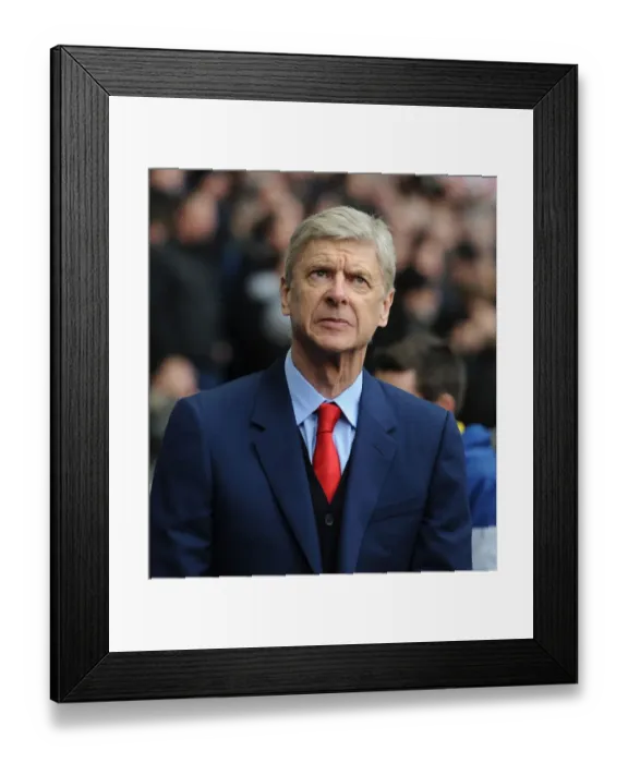 Framed Print : Arsene Wenger: Unwavering Focus Ahead of Arsenal vs. Tottenham Showdown, 2015 Framed Print : Arsene Wenger: Unwavering Focus Ahead of Arsenal vs. Tottenham Showdown, 2015