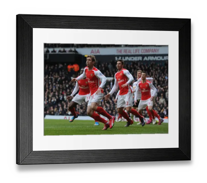 Framed Print : Intense Focus: Nacho Monreal at White Hart Lane - Arsenal's Premier League Battle (Tottenham Hotspur vs Arsenal, 2014-15) Framed Print : Intense Focus: Nacho Monreal at White Hart Lane - Arsenal's Premier League Battle (Tottenham Hotspur vs Arsenal, 2014-15)