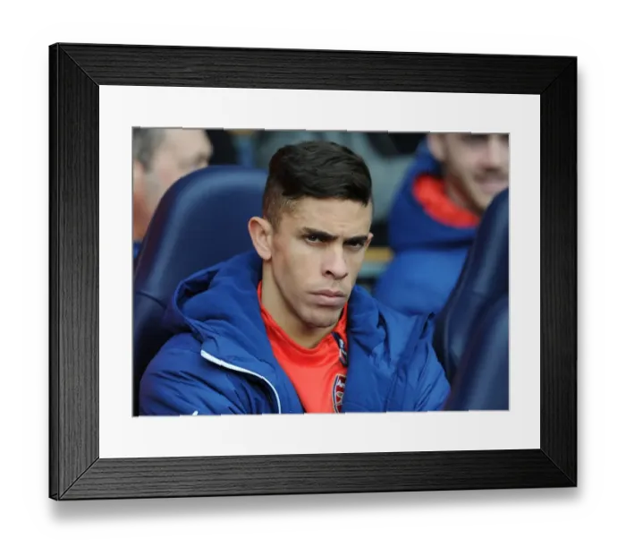 Framed Print : Gabriel Braces for Tottenham-Arsenal Rivalry: Premier League Showdown, London, 2015
