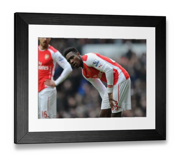 Framed Print : Danny Welbeck in Action: Tottenham vs. Arsenal, Premier League 2014-15