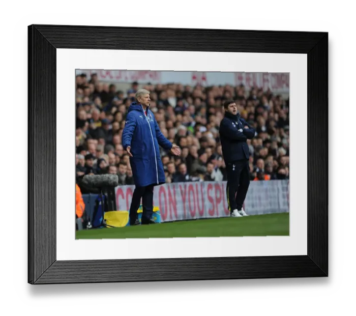 Framed Print : Wenger vs. Pochettino: Clash of the Managers - Tottenham vs. Arsenal, Premier League 2014-15 Framed Print : Wenger vs. Pochettino: Clash of the Managers - Tottenham vs. Arsenal, Premier League 2014-15