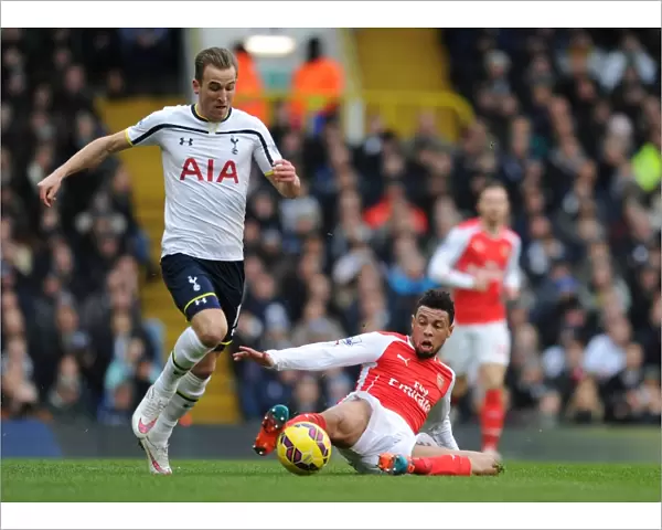 Coquelin vs. Kane: Intense Battle in Tottenham vs. Arsenal Premier League Clash