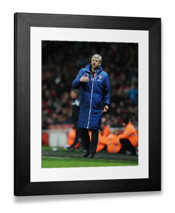 Framed Print : Arsene Wenger and Leicester City: A Premier League Showdown at Arsenal's Emirates Stadium, 2015 Framed Print : Arsene Wenger and Leicester City: A Premier League Showdown at Arsenal's Emirates Stadium, 2015