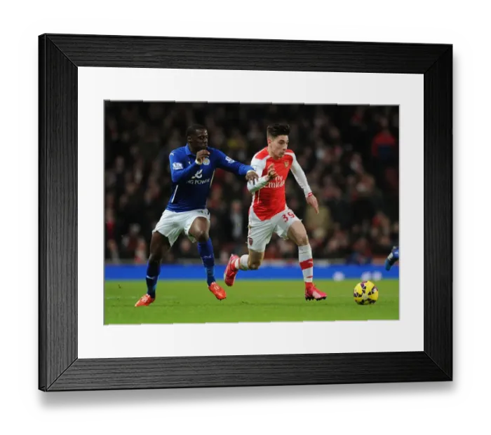 Framed Print : Bellerin's Blazing Sprint: Arsenal's Exhilarating Moment vs. Leicester in Premier League Framed Print : Bellerin's Blazing Sprint: Arsenal's Exhilarating Moment vs. Leicester in Premier League