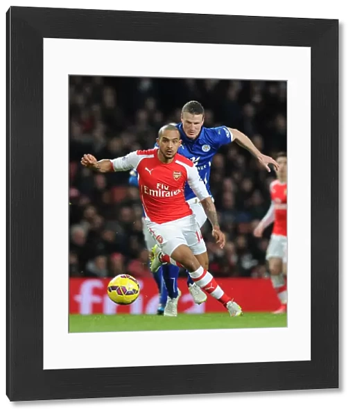 Theo Walcott's Lightning Sprint Past Robert Huth: Arsenal vs Leicester City, Premier League 2014-15