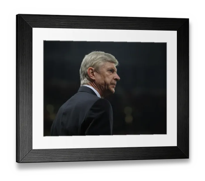 Framed Print : Arsene Wenger: Arsenal Manager Before Arsenal vs Leicester City, Premier League 2014-15 Framed Print : Arsene Wenger: Arsenal Manager Before Arsenal vs Leicester City, Premier League 2014-15