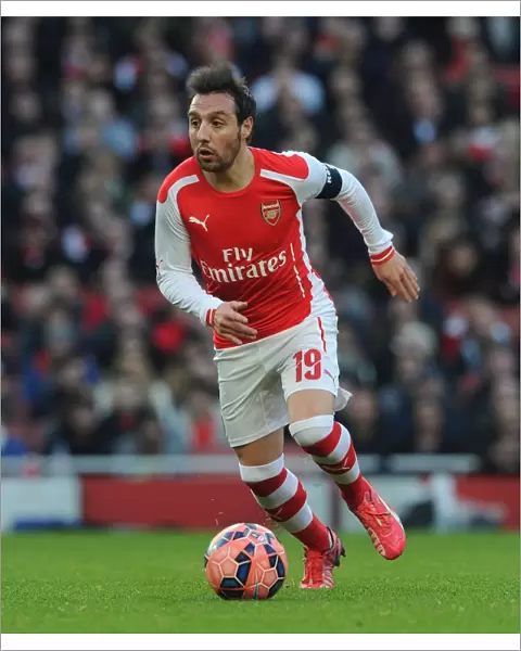 Santi Cazorla in Action: Arsenal vs. Middlesbrough, FA Cup Fifth Round