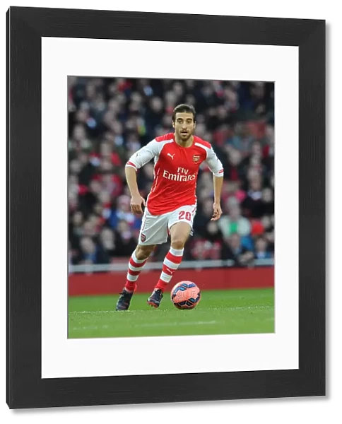 Mathieu Flamini (Arsenal). Arsenal 2: 0 Middlesbrough. FA Cup 5th Round. Emirates Stadium, 15  /  2  /  15