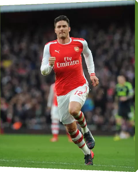 Olivier Giroud (Arsenal). Arsenal 2: 0 Middlesbrough. FA Cup 5th Round. Emirates Stadium, 15  /  2  /  15