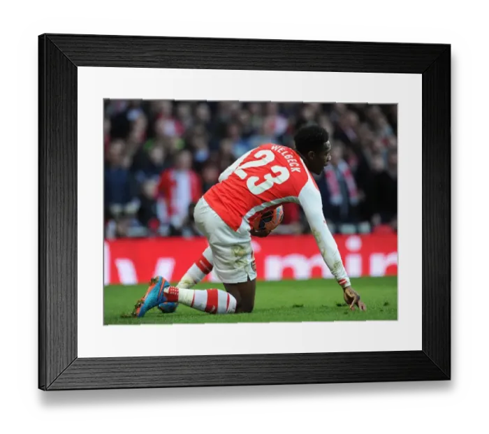 Framed Print : Danny Welbeck in Action: Arsenal vs Middlesbrough, FA Cup Fifth Round