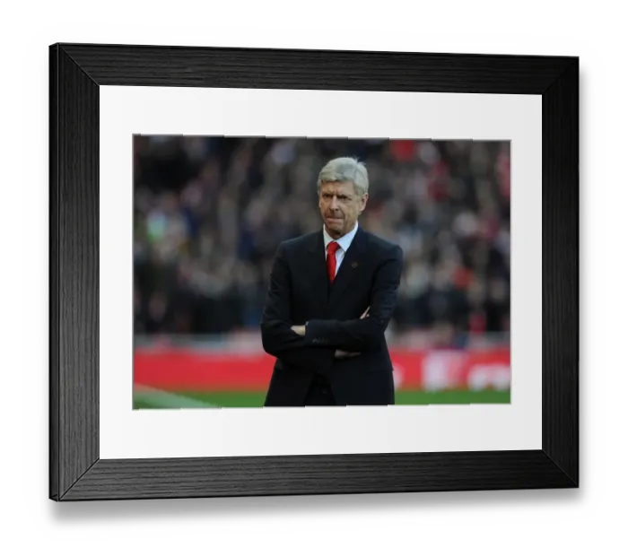 Framed Print : Arsene Wenger: Arsenal Manager Before FA Cup Match vs. Middlesbrough (2015) Framed Print : Arsene Wenger: Arsenal Manager Before FA Cup Match vs. Middlesbrough (2015)