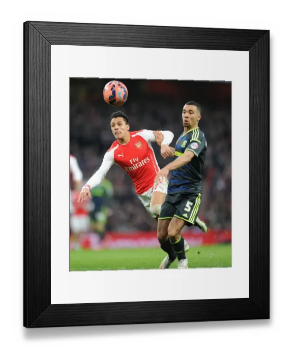 Framed Print : Arsenal vs. Middlesbrough: FA Cup Fifth Round Battle - Sanchez vs. Fredericks Framed Print : Arsenal vs. Middlesbrough: FA Cup Fifth Round Battle - Sanchez vs. Fredericks