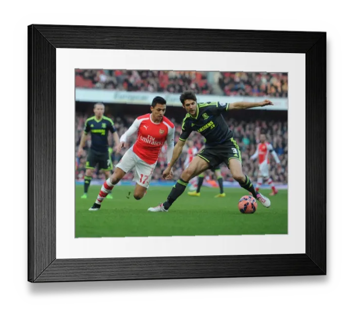 Framed Print : Arsenal vs Middlesbrough: FA Cup Fifth Round Battle at Emirates Stadium Framed Print : Arsenal vs Middlesbrough: FA Cup Fifth Round Battle at Emirates Stadium