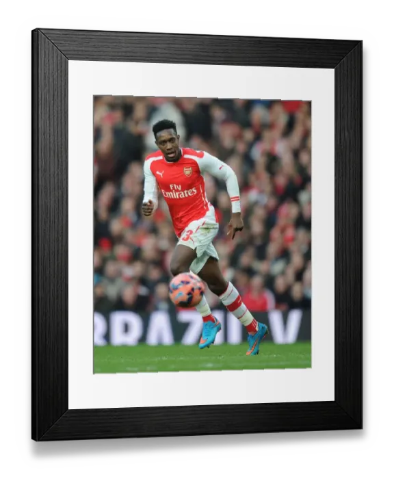 Framed Print : Arsenal's Danny Welbeck in FA Cup Action Against Middlesbrough