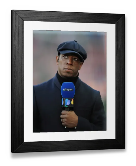 Framed Print : Ian Wright Returns: Arsenal vs. Middlesbrough, FA Cup Fifth Round Framed Print : Ian Wright Returns: Arsenal vs. Middlesbrough, FA Cup Fifth Round