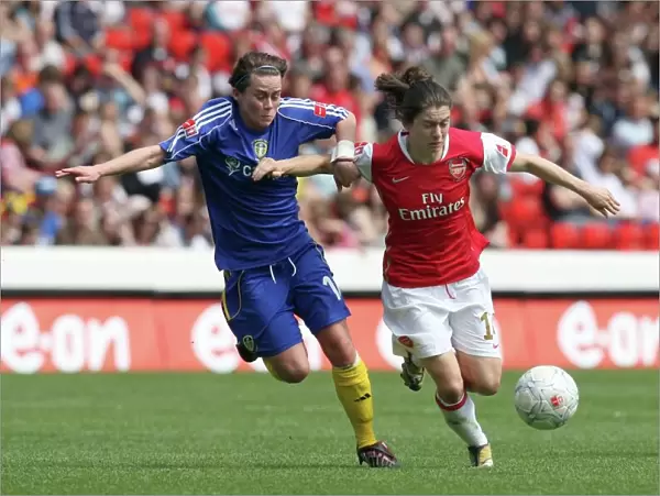 Arsenal's Karen Carney Celebrates Victory Over Leeds United in FA Womens Cup Final