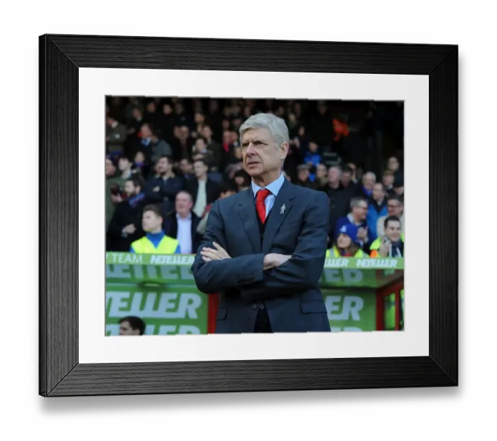 Framed Print : Arsene Wenger: Arsenal Manager Ahead of Crystal Palace Showdown (2015) Framed Print : Arsene Wenger: Arsenal Manager Ahead of Crystal Palace Showdown (2015)
