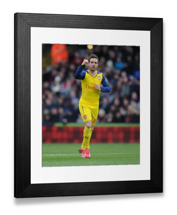 Framed Print : Santi Cazorla's Stunner: Arsenal's Game-Winning Goal vs. Crystal Palace, Premier League 2014-15 Framed Print : Santi Cazorla's Stunner: Arsenal's Game-Winning Goal vs. Crystal Palace, Premier League 2014-15