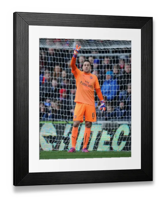 Framed Print : Arsenal's David Ospina in Action During the 2014-15 Premier League Match Against Crystal Palace