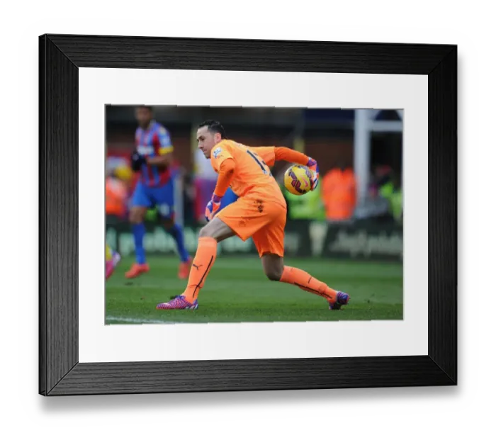 Framed Print : Arsenal's David Ospina in Action Against Crystal Palace (2014-15)