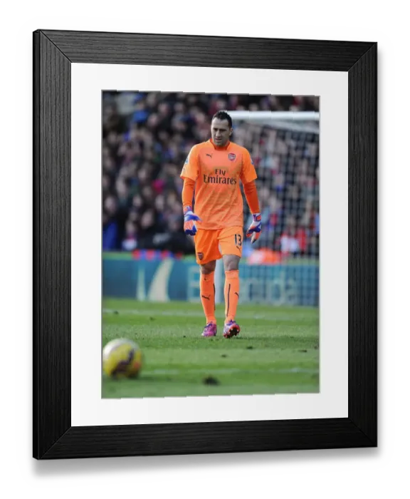 Framed Print : Arsenal's David Ospina in Action Against Crystal Palace (2014-15)