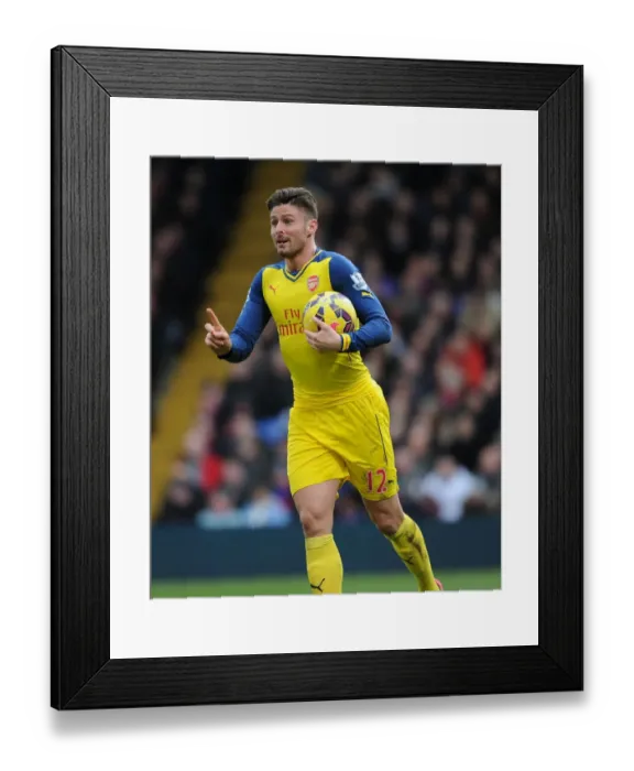Framed Print : Olivier Giroud in Action: Crystal Palace vs Arsenal, Premier League 2014-15 Framed Print : Olivier Giroud in Action: Crystal Palace vs Arsenal, Premier League 2014-15