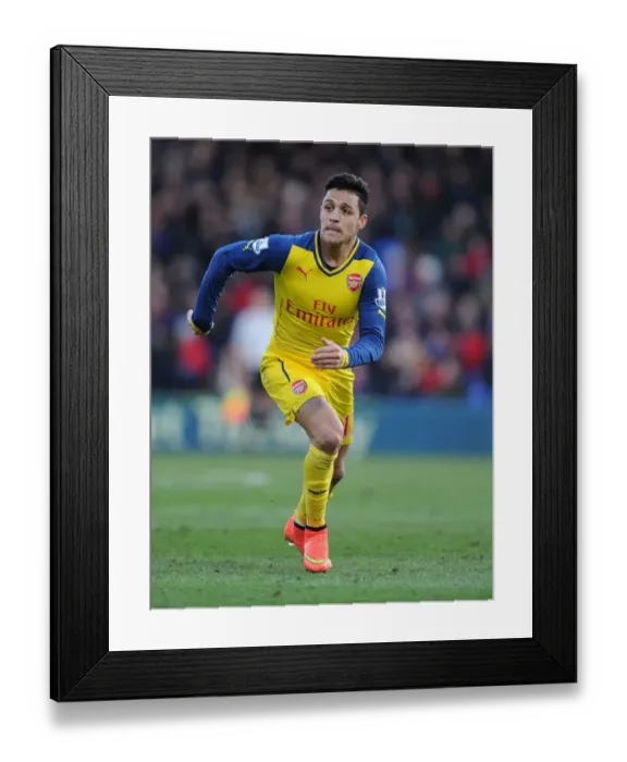 Framed Print : Alexis Sanchez in Action: Crystal Palace vs Arsenal, Premier League 2014-15 Framed Print : Alexis Sanchez in Action: Crystal Palace vs Arsenal, Premier League 2014-15