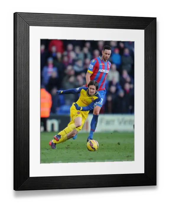 Framed Print : Arsenal's Rosicky Outmaneuvers Crystal Palace's Dalglish: Premier League Clash 2015 Framed Print : Arsenal's Rosicky Outmaneuvers Crystal Palace's Dalglish: Premier League Clash 2015