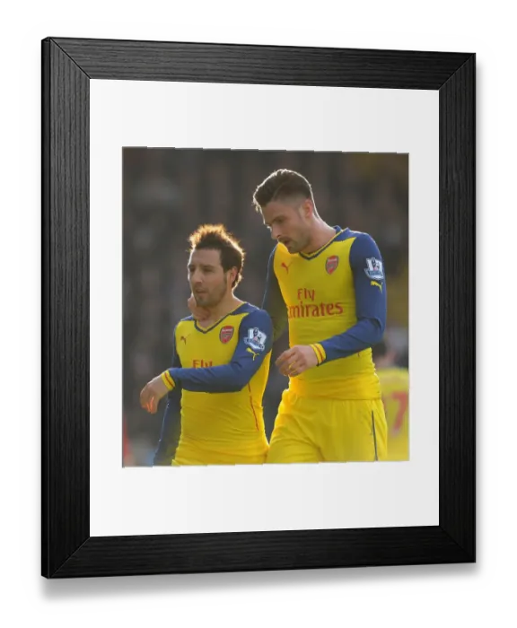 Framed Print : Giroud and Cazorla: Focused Determination on Crystal Palace's Turf (Crystal Palace v Arsenal 2014-15) Framed Print : Giroud and Cazorla: Focused Determination on Crystal Palace's Turf (Crystal Palace v Arsenal 2014-15)