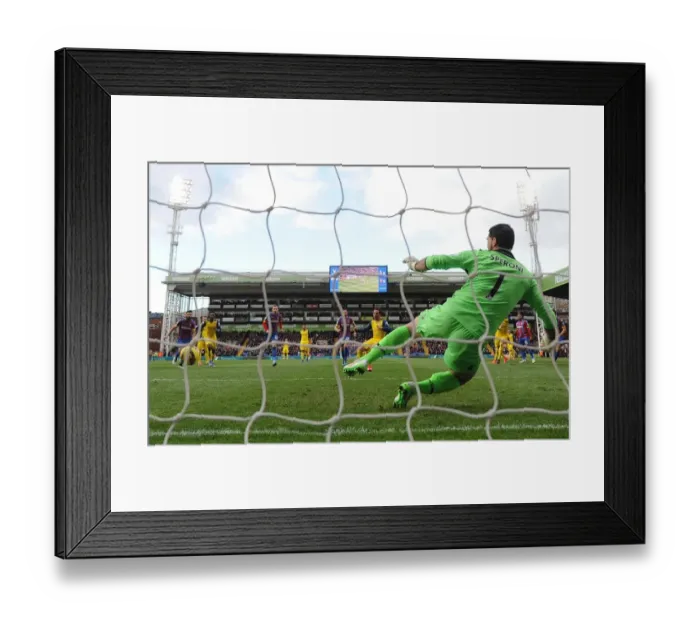 Framed Print : Santi Cazorla Scores First Goal for Arsenal in Premier League 2014-15: Penalty Against Crystal Palace Framed Print : Santi Cazorla Scores First Goal for Arsenal in Premier League 2014-15: Penalty Against Crystal Palace