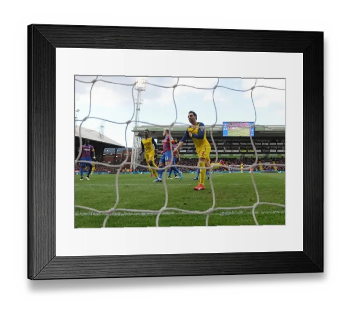 Framed Print : Santi Cazorla celebrates scoring Arsenals 1st goal. Crystal Palace 1: 2 Arsenal Framed Print : Santi Cazorla celebrates scoring Arsenals 1st goal. Crystal Palace 1: 2 Arsenal