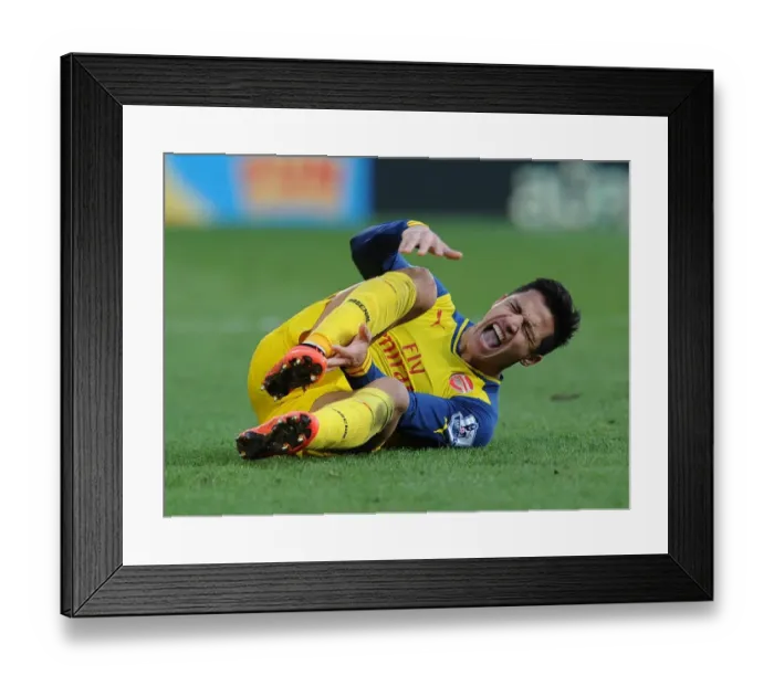Framed Print : Alexis Sanchez in Action: Crystal Palace vs. Arsenal, Premier League 2014-15 Framed Print : Alexis Sanchez in Action: Crystal Palace vs. Arsenal, Premier League 2014-15