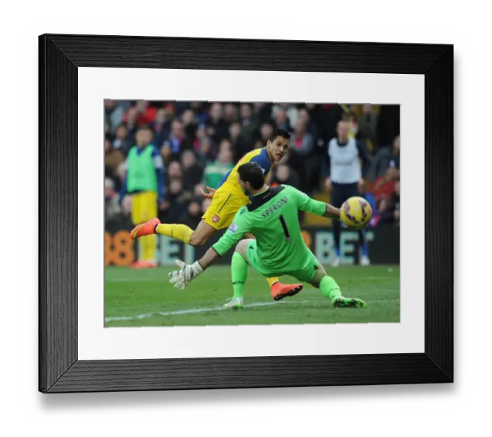 Framed Print : Alexis Sanchez's Wide Shot: Crystal Palace vs. Arsenal, Premier League 2014-15 Framed Print : Alexis Sanchez's Wide Shot: Crystal Palace vs. Arsenal, Premier League 2014-15