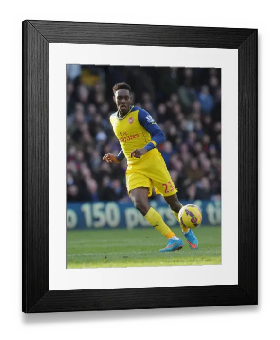 Framed Print : Danny Welbeck in Action: Arsenal vs. Crystal Palace, Premier League 2014-15