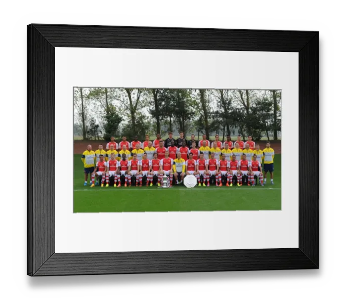 Framed Print : Arsenal FC 2014-15 Squad: A Star-Studded Lineup