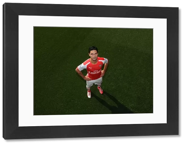 Mikel Arteta at Arsenal 1st Team Photocall, Emirates Stadium (2014)