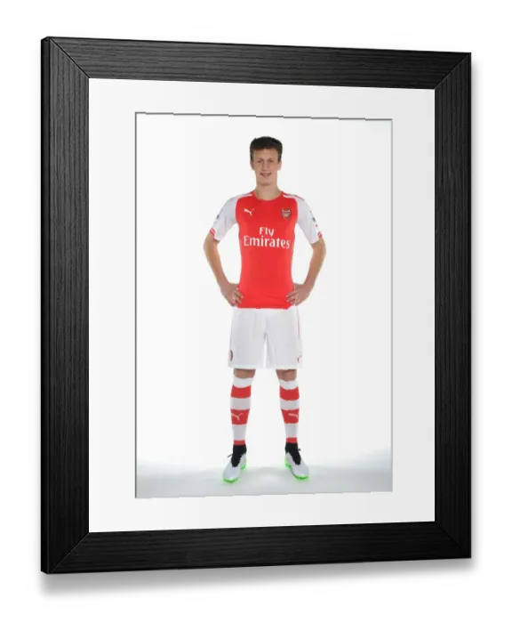 Framed Print : Krystian Bielik (Arsenal). Signing Photoshoot. Arsenal Training Ground. London Colney Framed Print : Krystian Bielik (Arsenal). Signing Photoshoot. Arsenal Training Ground. London Colney