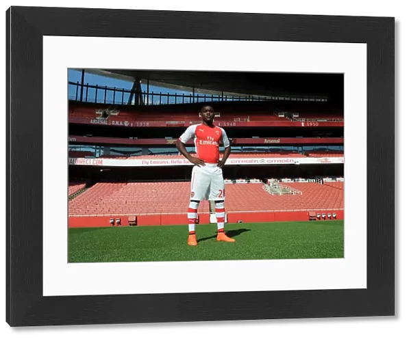 Joel Campbell (Arsenal). Arsenal 1st Team Photocall. Emirates Stadium, 7  /  8  /  14. Credit