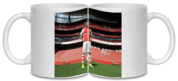 Francis Coquelin (Arsenal). Arsenal 1st Team Photocall. Emirates Stadium, 7  /  8  /  14