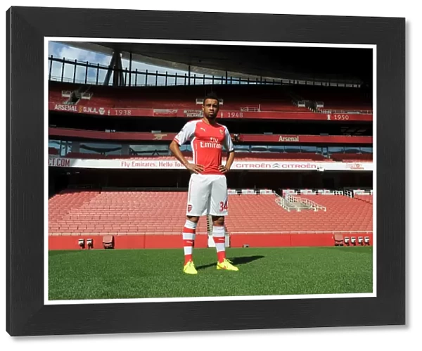 Francis Coquelin (Arsenal). Arsenal 1st Team Photocall. Emirates Stadium, 7  /  8  /  14