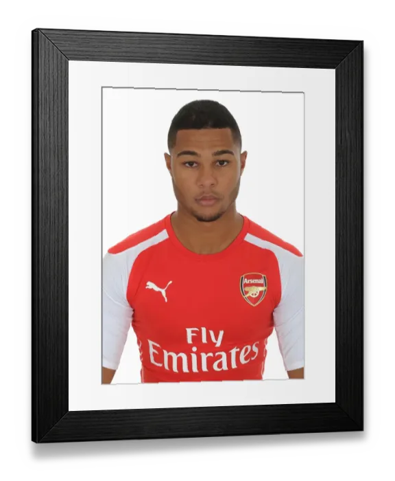 Framed Print : Serge Gnabry: Arsenal's New Star at Emirates Stadium (2014-15)