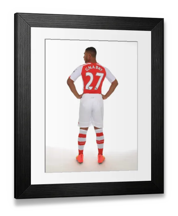 Framed Print : Serge Gnabry at Arsenal's Emirates Stadium (2014) Framed Print : Serge Gnabry at Arsenal's Emirates Stadium (2014)