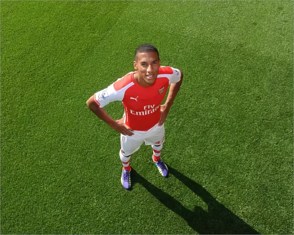 Arsenal Football Club: Isaac Hayden at 2014-15 First Team Photocall, Emirates Stadium